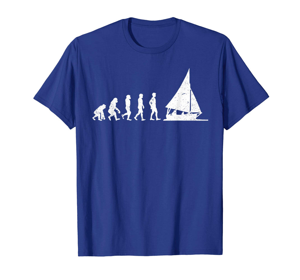 &quot;Evolution of the Sailor&quot; Funny Sailing Evolution T-shirt
