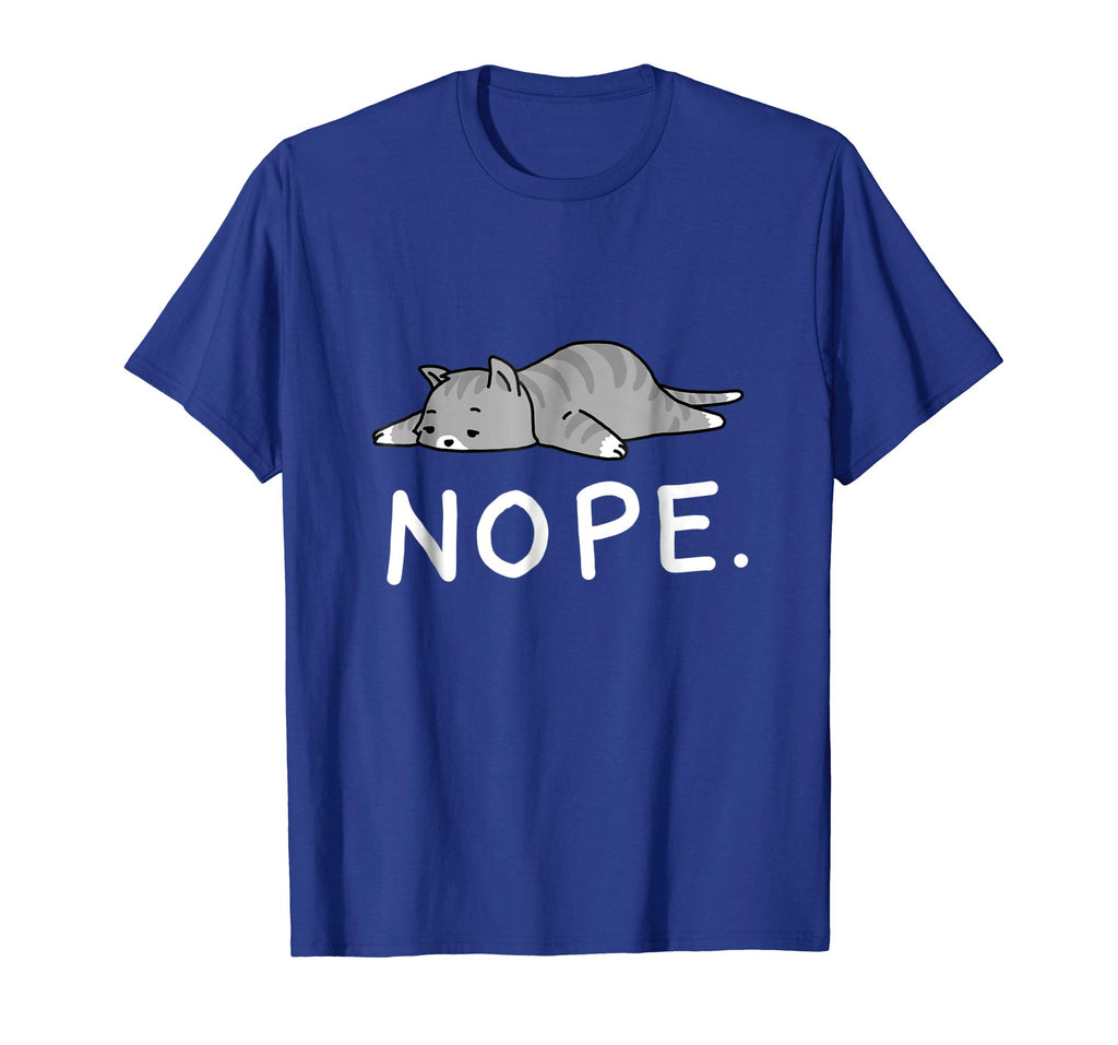 Lazy Day Procrastinate Grumpy Tired Cute Funny Cat Shirt