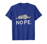 Lazy Day Procrastinate Grumpy Tired Cute Funny Cat Shirt