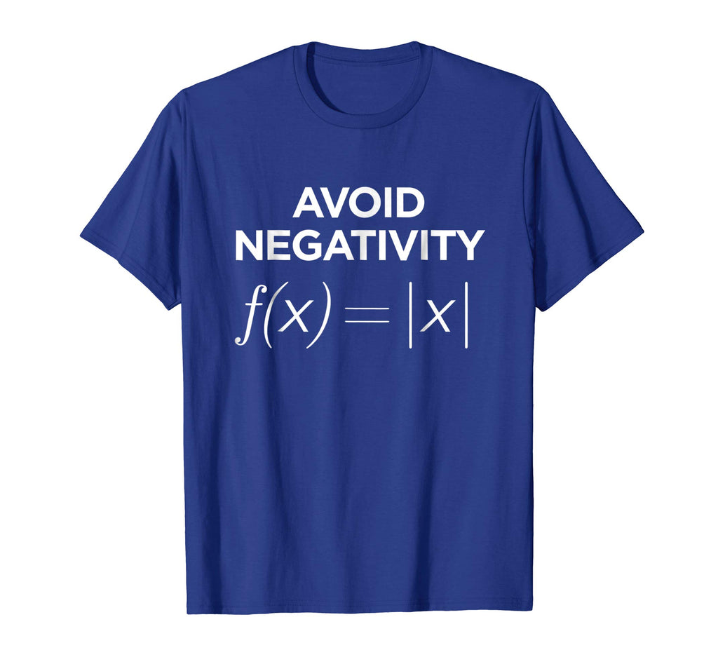 Avoid Negativity Math Equation Shirt Funny Math Teacher Gift