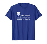 Alien Abduction Funny Sci Fi Novelty Souvenir T-Shirt