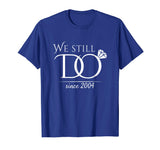 14th Wedding Anniversary T-Shirt Funny For Married In 2004 W