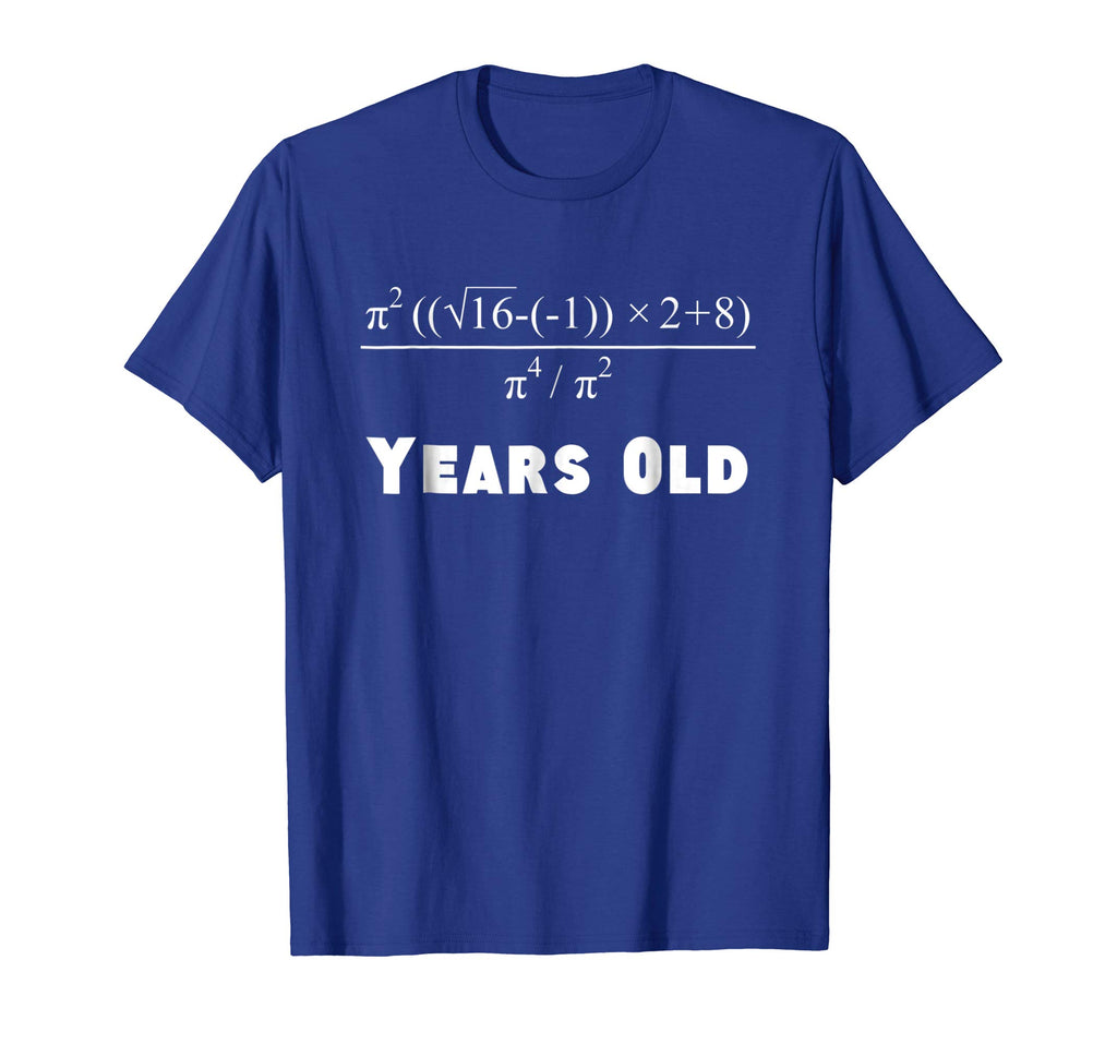18 Years Old Algebra Equation Funny 18th Birthday Math Shirt