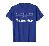 18 Years Old Algebra Equation Funny 18th Birthday Math Shirt