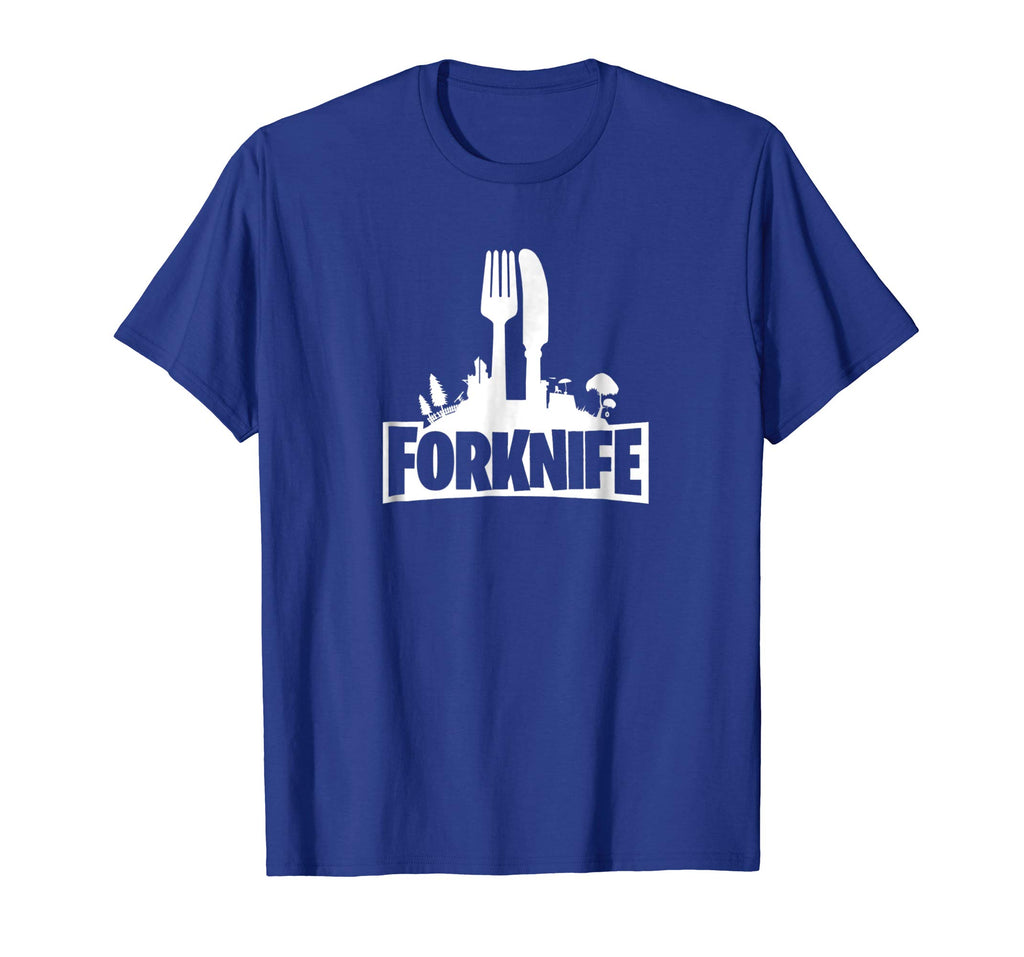 Funny Forknife Video Games Joke Graphic Shirt | Forkknife