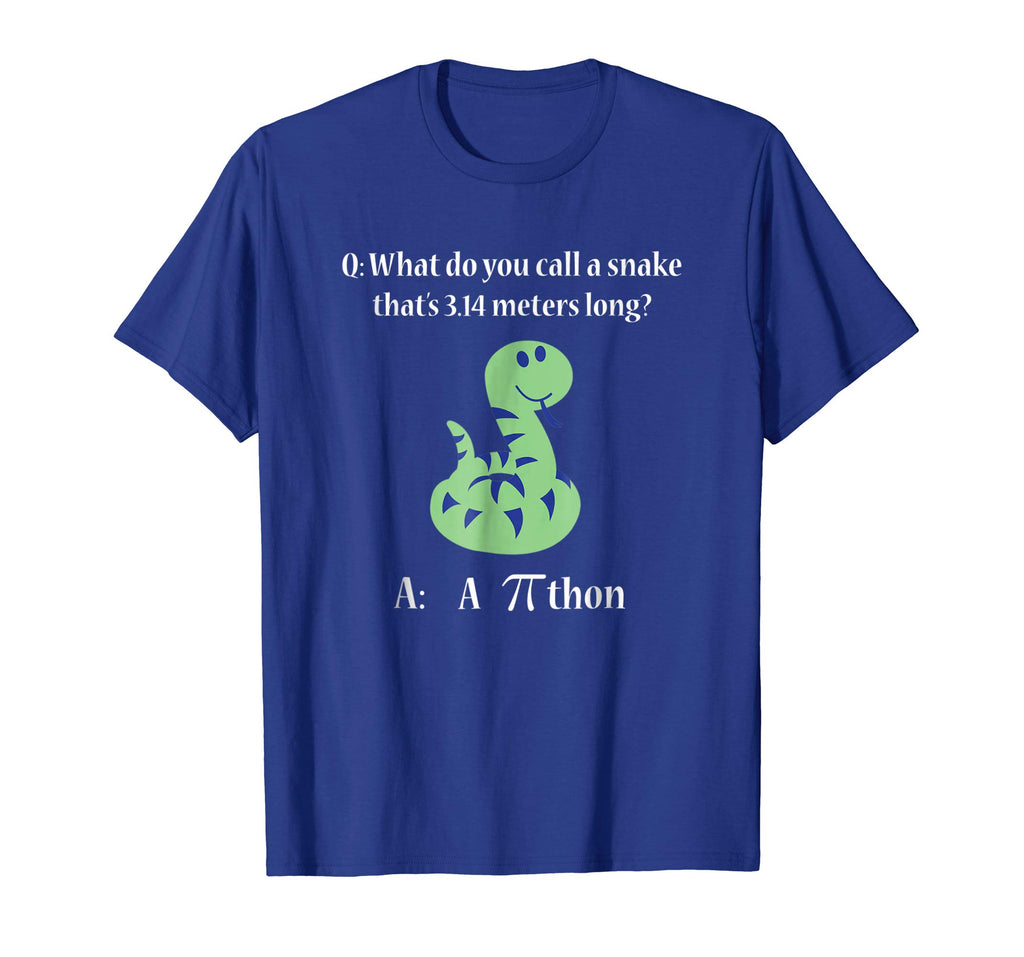 Funny Math Joke Shirt-Snake Pi Number for Math Lovers