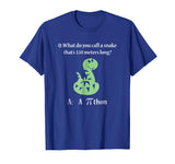 Funny Math Joke Shirt-Snake Pi Number for Math Lovers