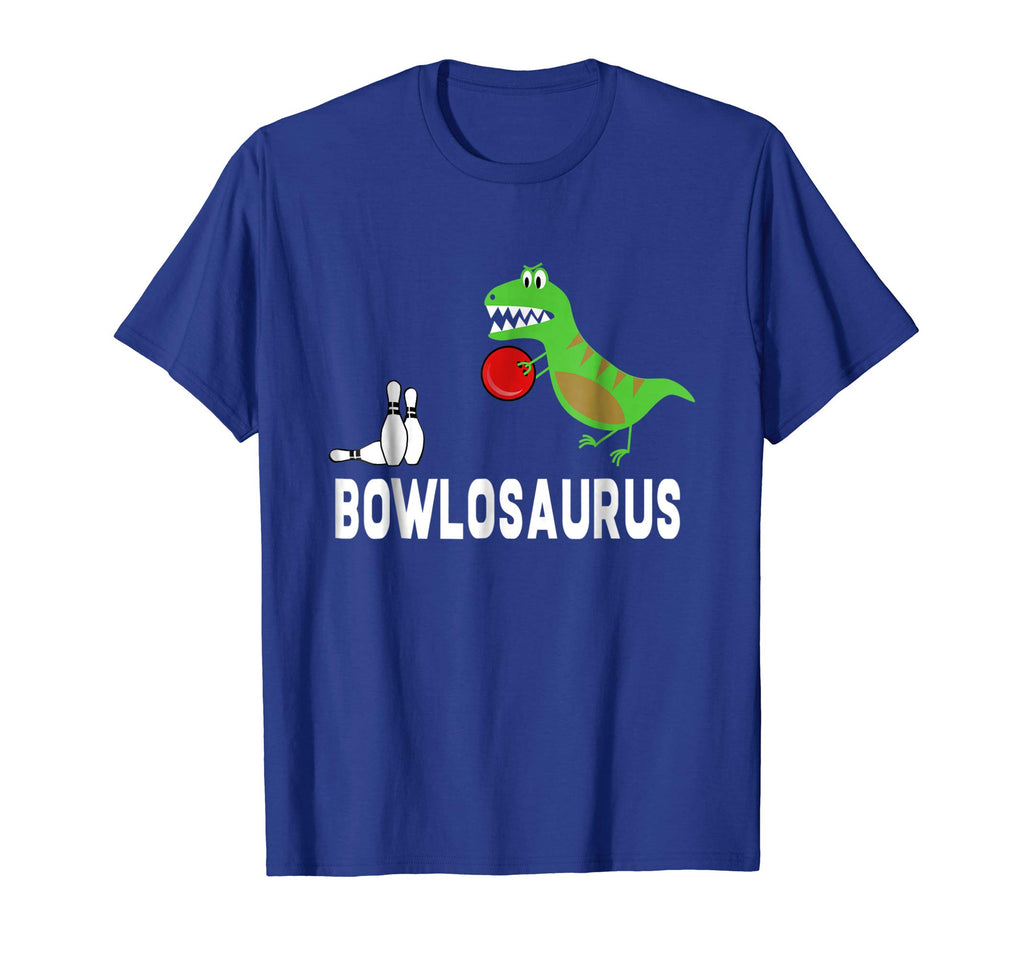 Funny Bowling Shirts Dinosaur Bowler T-Shirt Dino Gift Idea