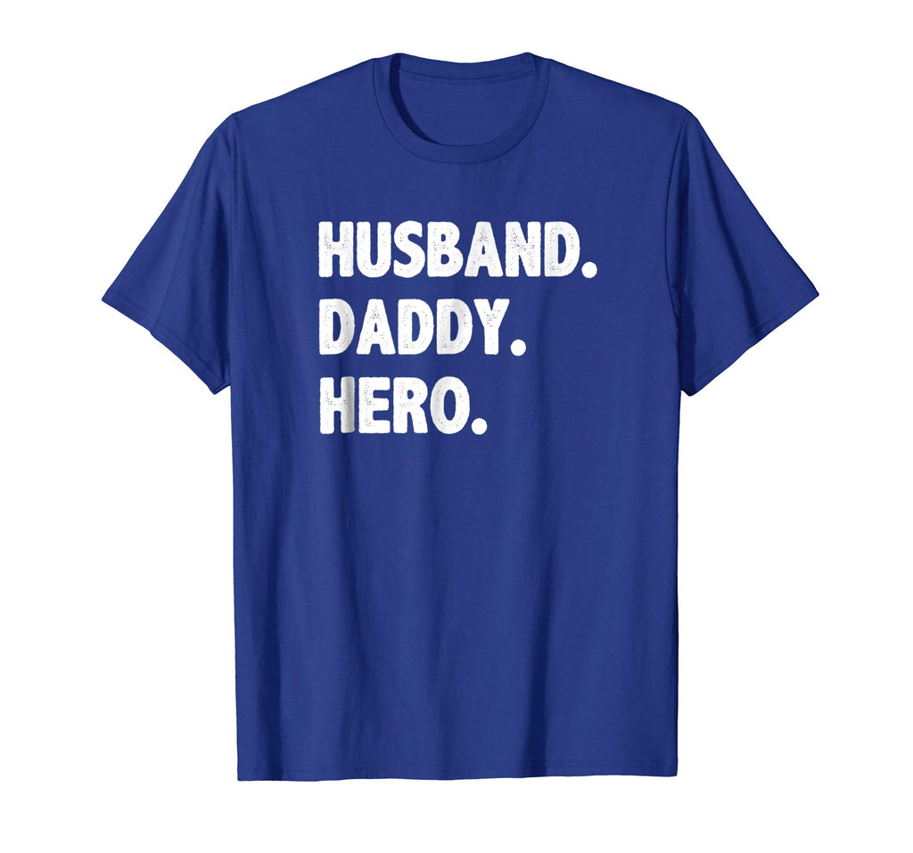 HUSBAND DADDY HERO Shirt Cute Funny Fathers Day Gift