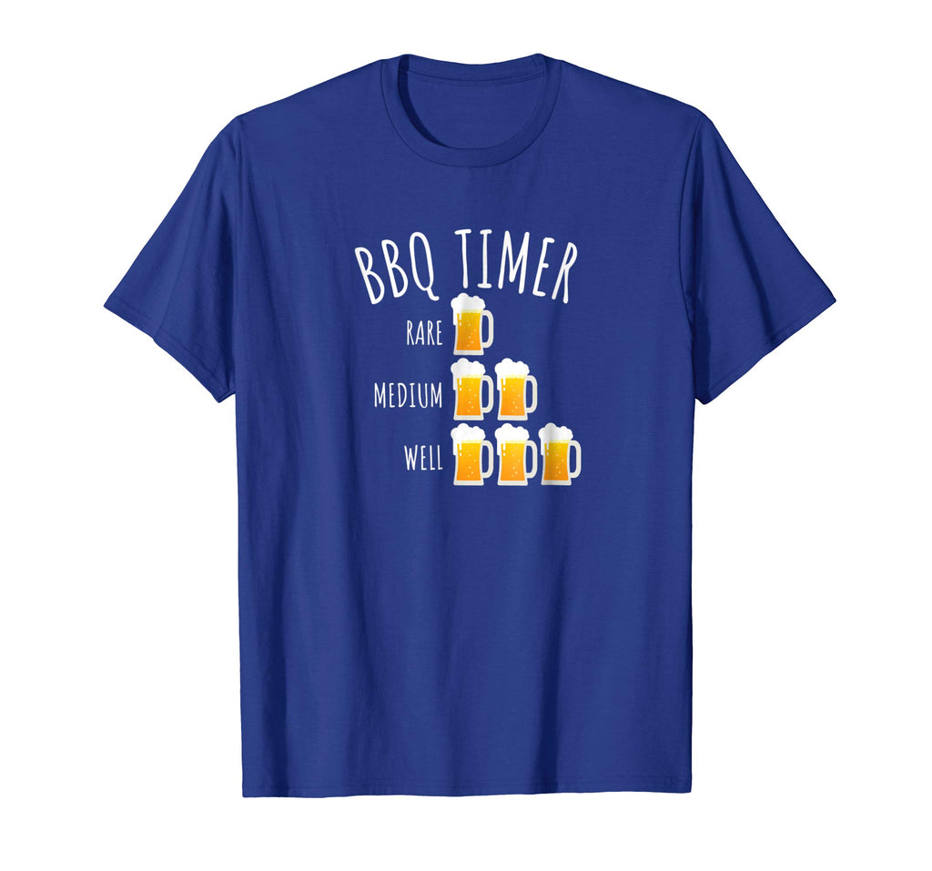 BBQ Timer Beer Drinking Funny Grilling T-Shirt