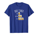 BBQ Timer Beer Drinking Funny Grilling T-Shirt