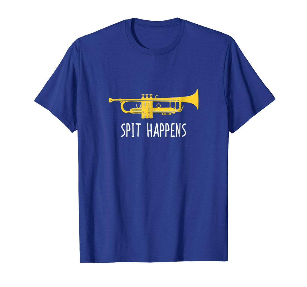 Funny Trumpet Shirt, Spit Happens Band Player Gift