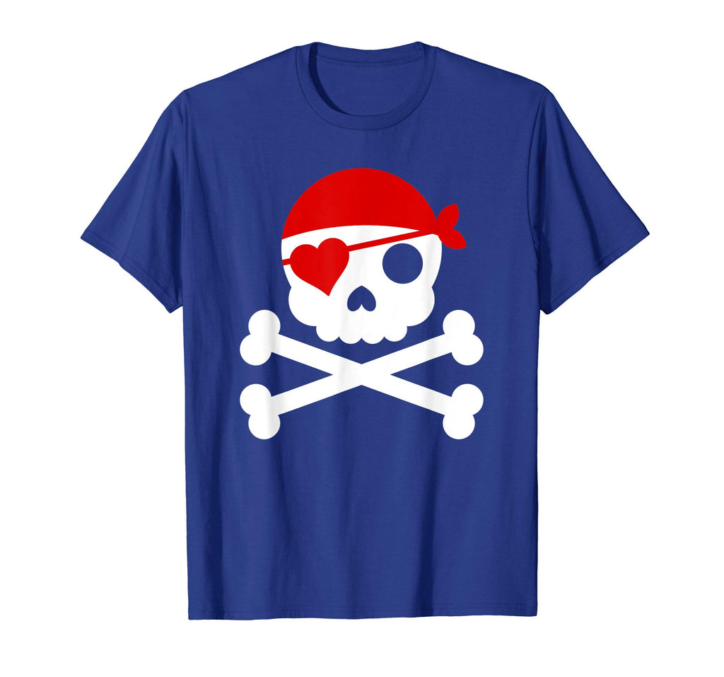 Valentines Day Love Pirate Heart t Shirt - Funny Gift Tee