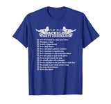 Bachelor Party Checklist Shirt - Funny Groom Shirt for Men
