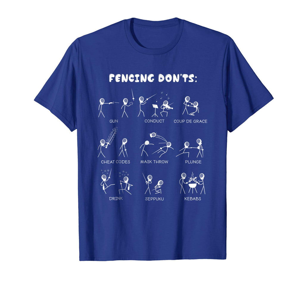 Fencing Funny T-Shirt - Don't Cartoon Tee &amp; Gift