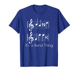 Band Geek Music Notes Spelling Funny T-Shirt for Musicians