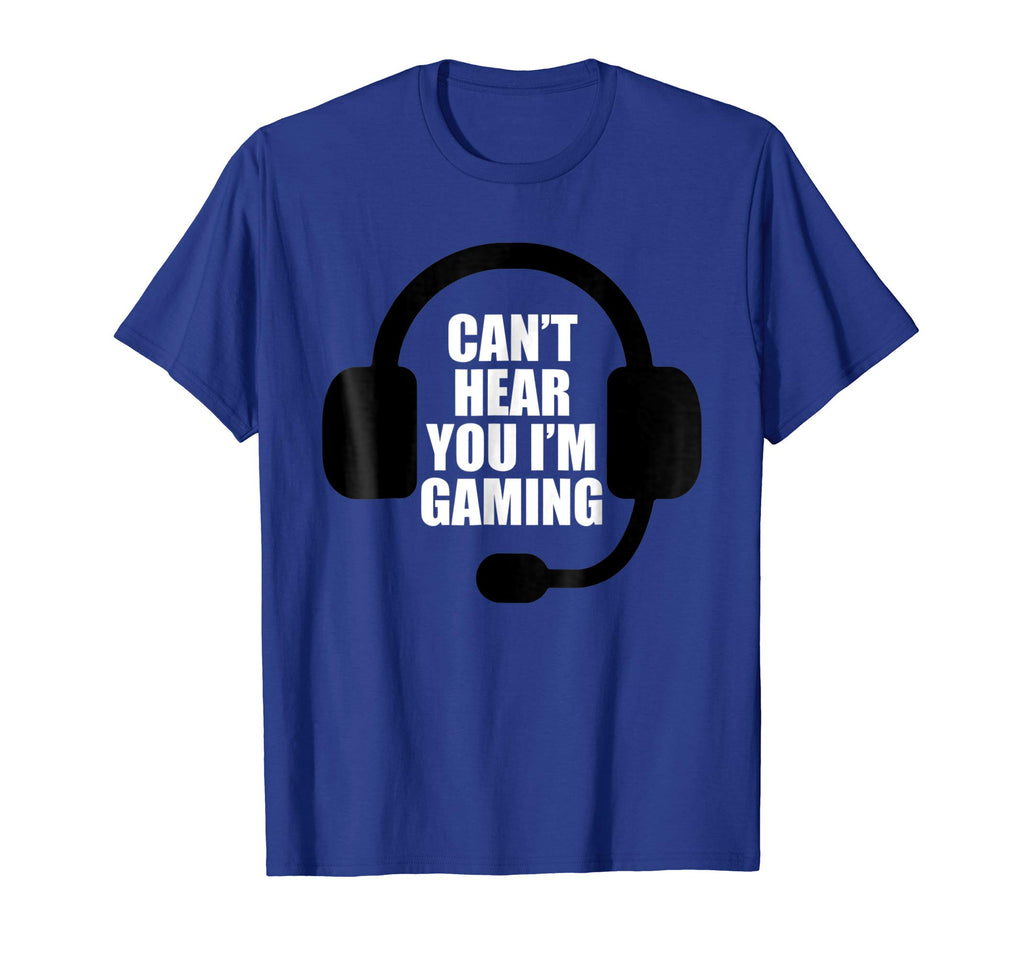 Can't Hear You I'm Gaming Video Gamer Headset Funny T-Shirt
