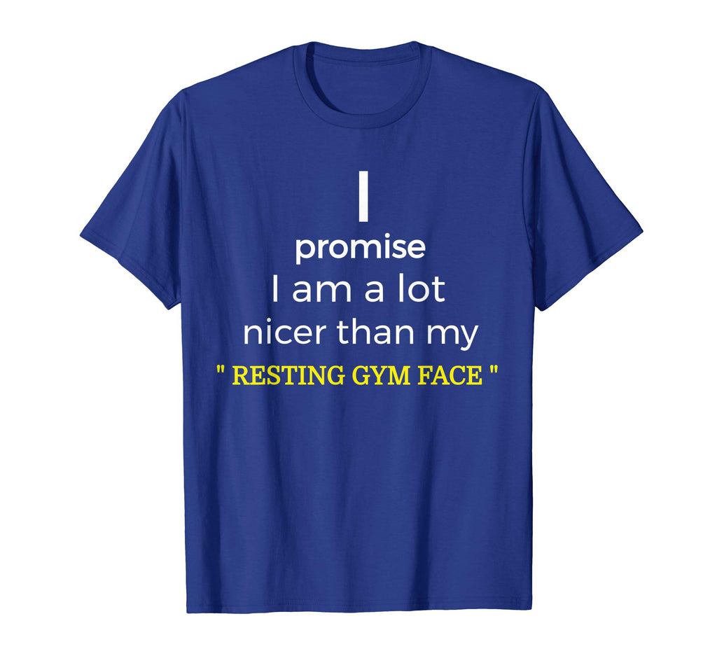 Funny Gym Shirt &quot; Resting GYM face &quot;