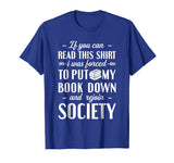 If You Can Read This T shirt Book Lover Funny Reading Gift