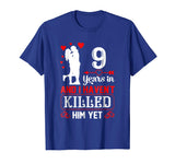 9 Years Wedding Anniversary Gift Idea for Wife Funny shirt