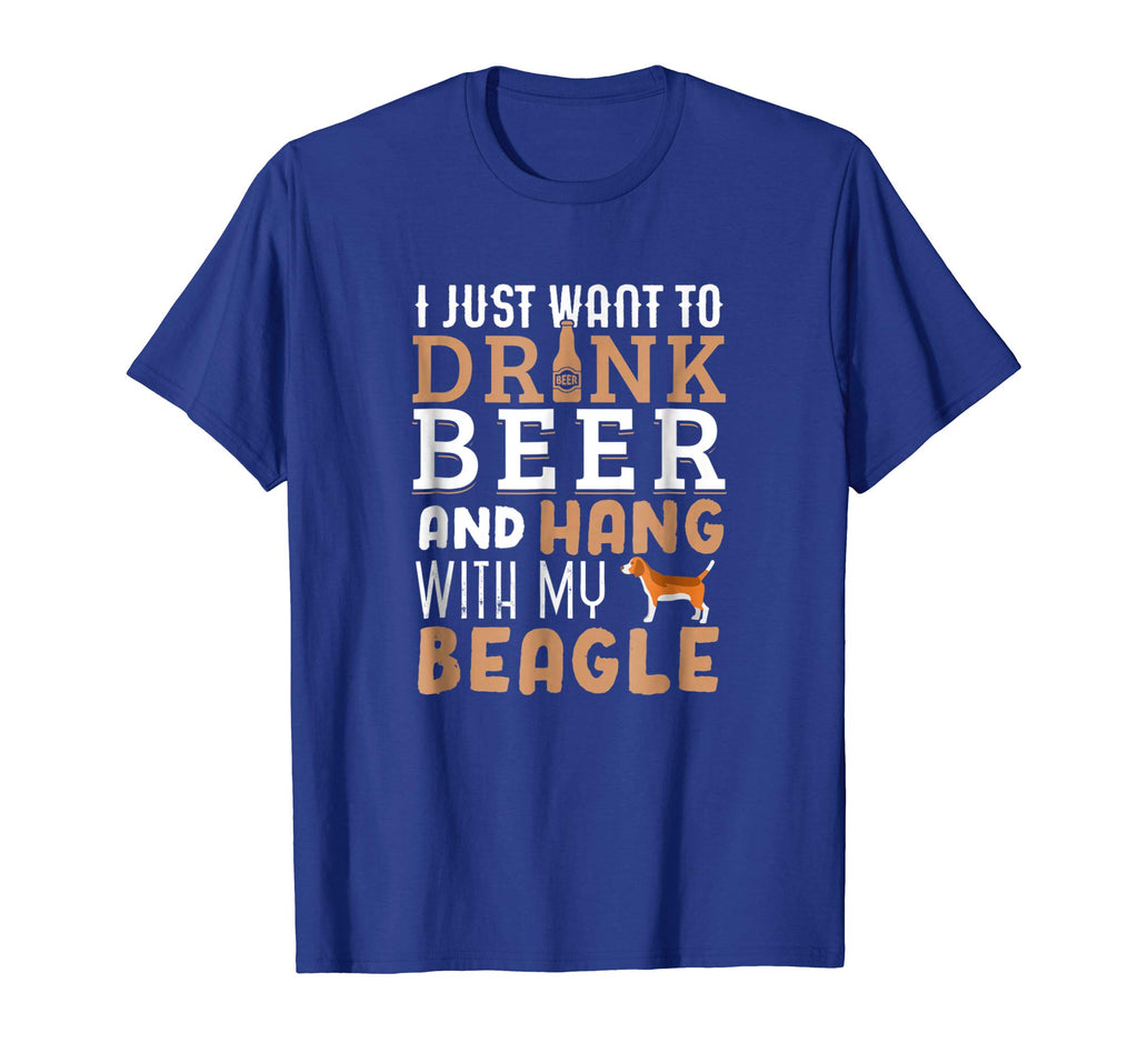 Beagle Dad Shirt Funny Father's Day Dog Lover Gift Beer