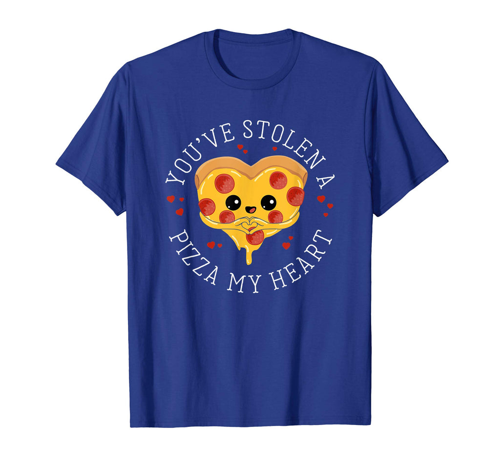 Stolen Pizza My Heart Funny Valentines Day T Shirt Food Gift