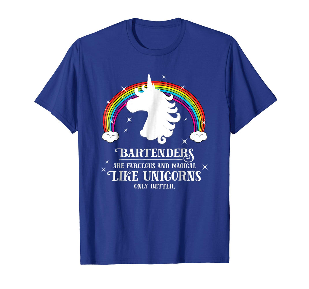 Bartenders are Magical Like Unicorns Funny Tshirt Gift
