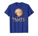 &quot;Pluto Never Forget&quot; Funny Astronomy Space Nerd T-shirt