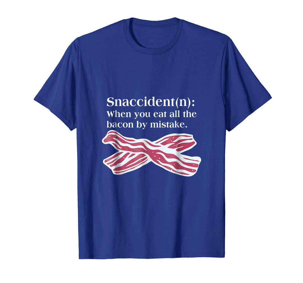 Bacon Snaccident Definition Funny T-Shirt