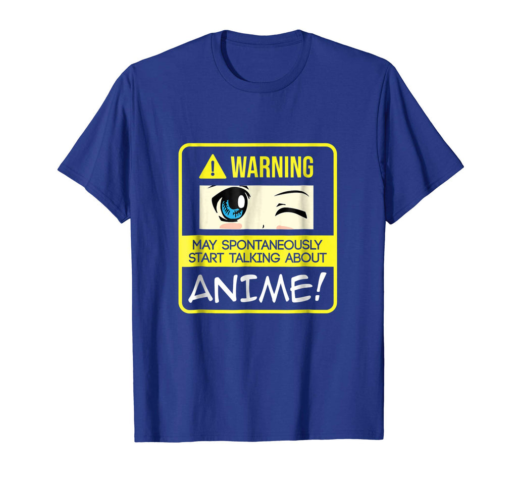 Anime Manga Fan Shirt Funny Kawaii Warning Anime Talking