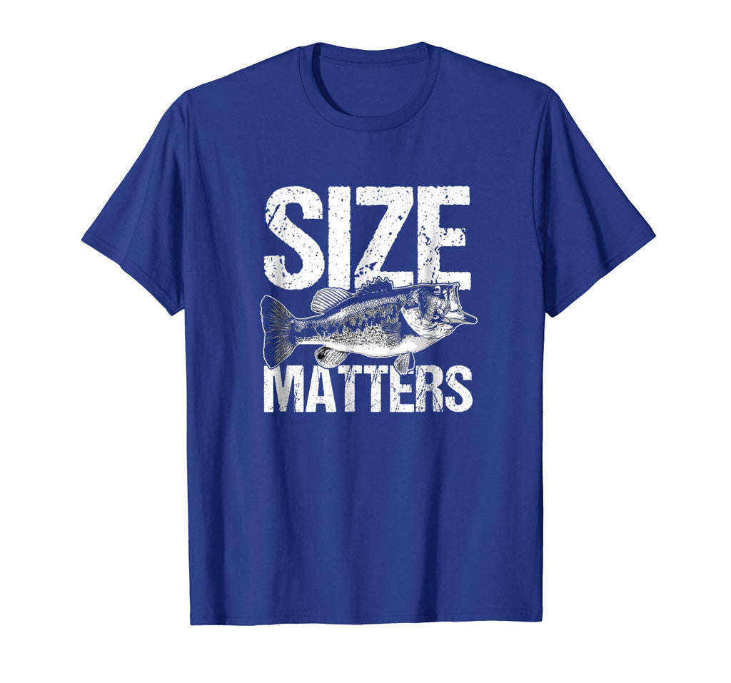 Funny Size Fishing Matters T-Shirt Bass Love Fish Tee Gift
