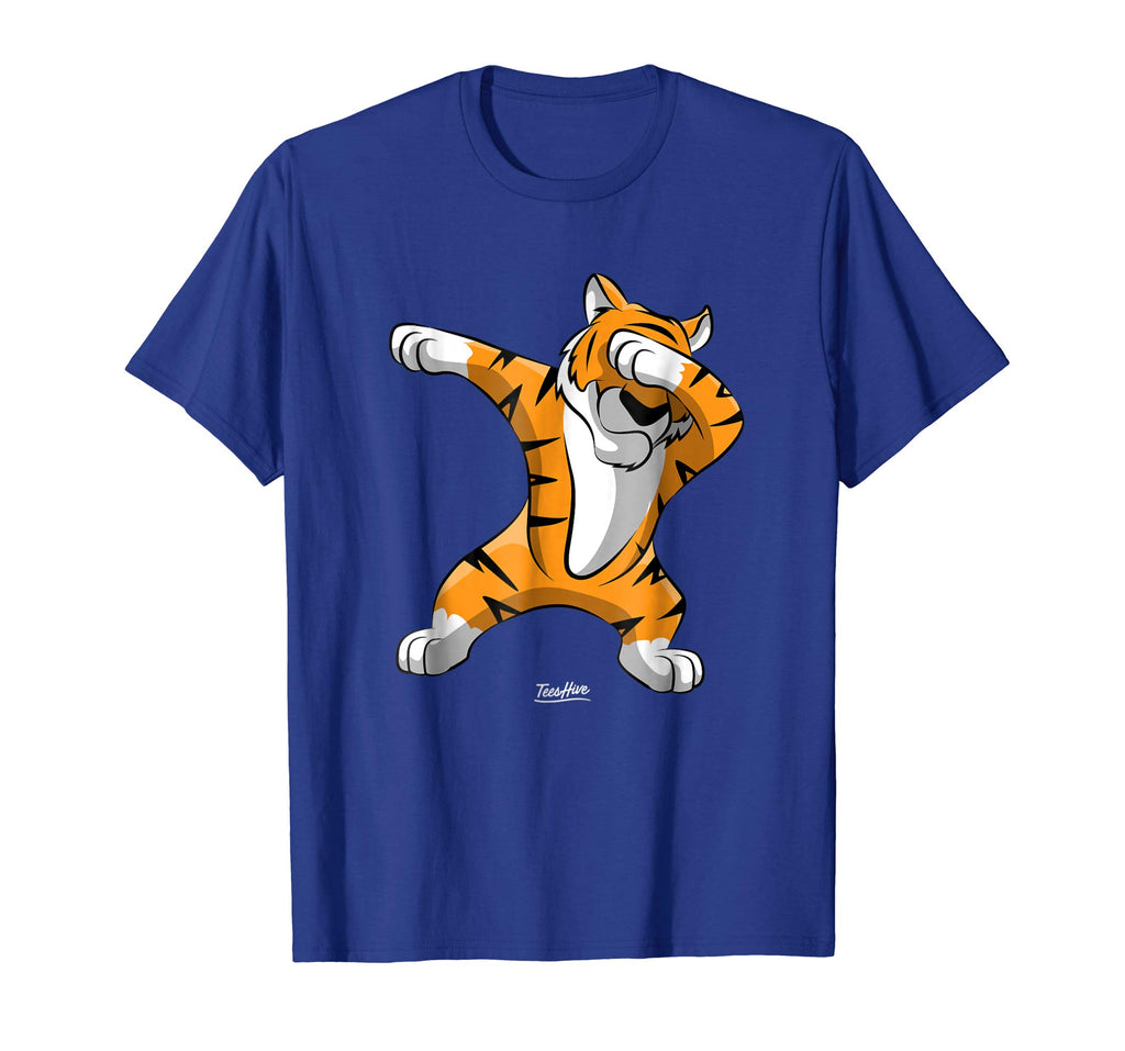 Dabbing Tiger Dab Tiger Safari Funny Tiger Animal T Shirt