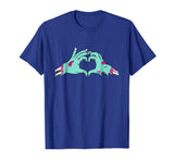 I Love Zombies T-Shirt Funny Horror Party Mens Womens Gift