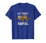 My Spirit Animal Funny Sloth T-shirt Lazy Napping Gift Tee