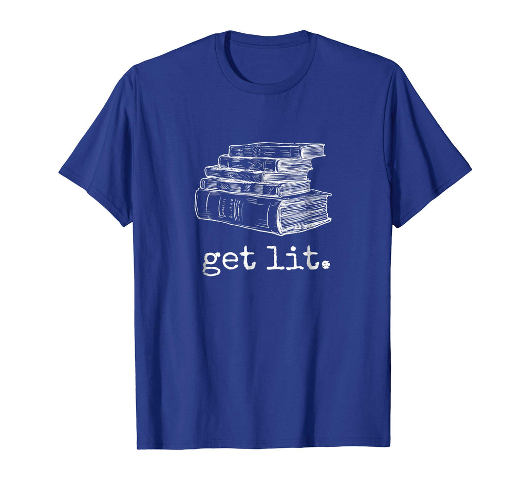 Get Lit with Books Funny Meme T Shirt