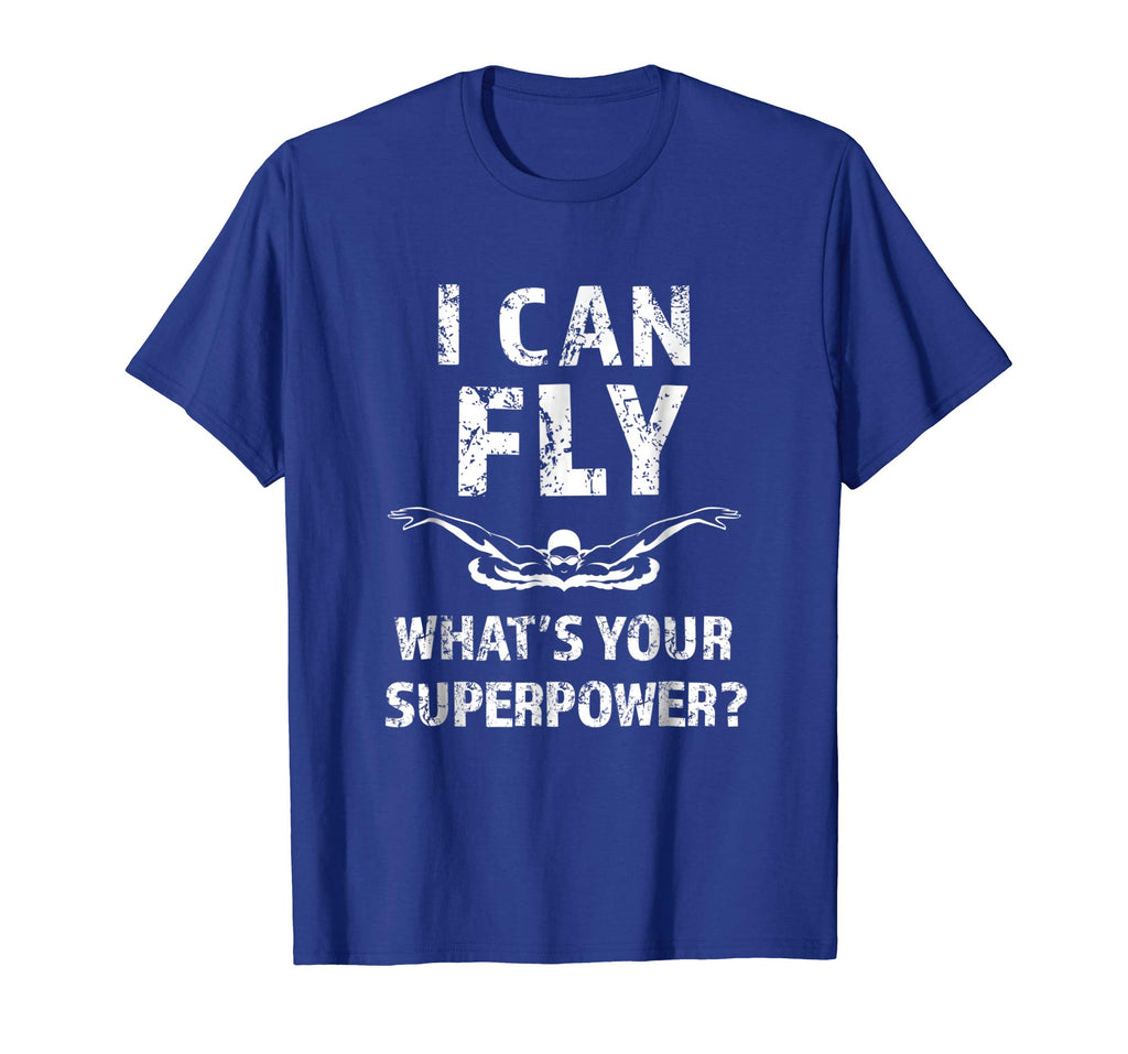 Funny I can fly what's your superpower? Swimmers Shirt
