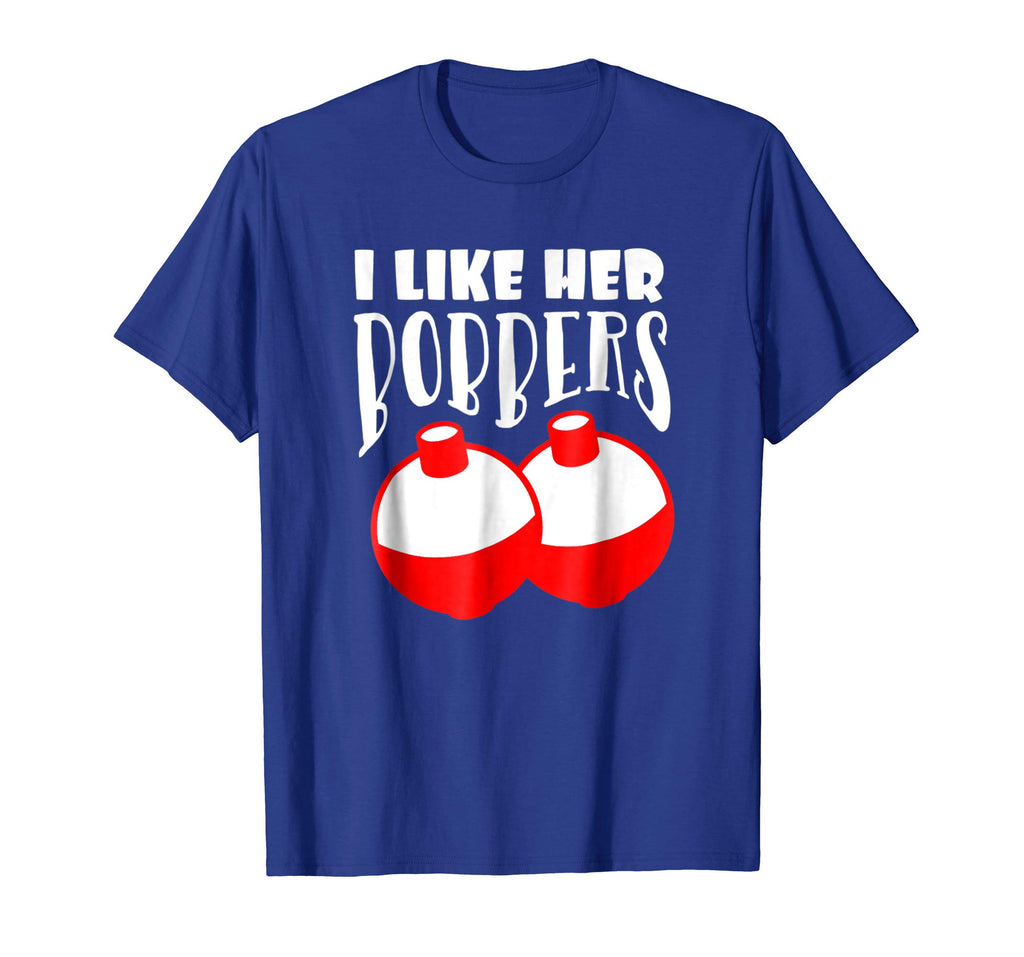 Men's I Like Her Bobbers T-Shirt Funny Fishing Couples Gifts