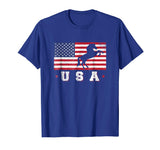 American Flag Horse T-Shirt Patriotic Funny 4th Of July USA