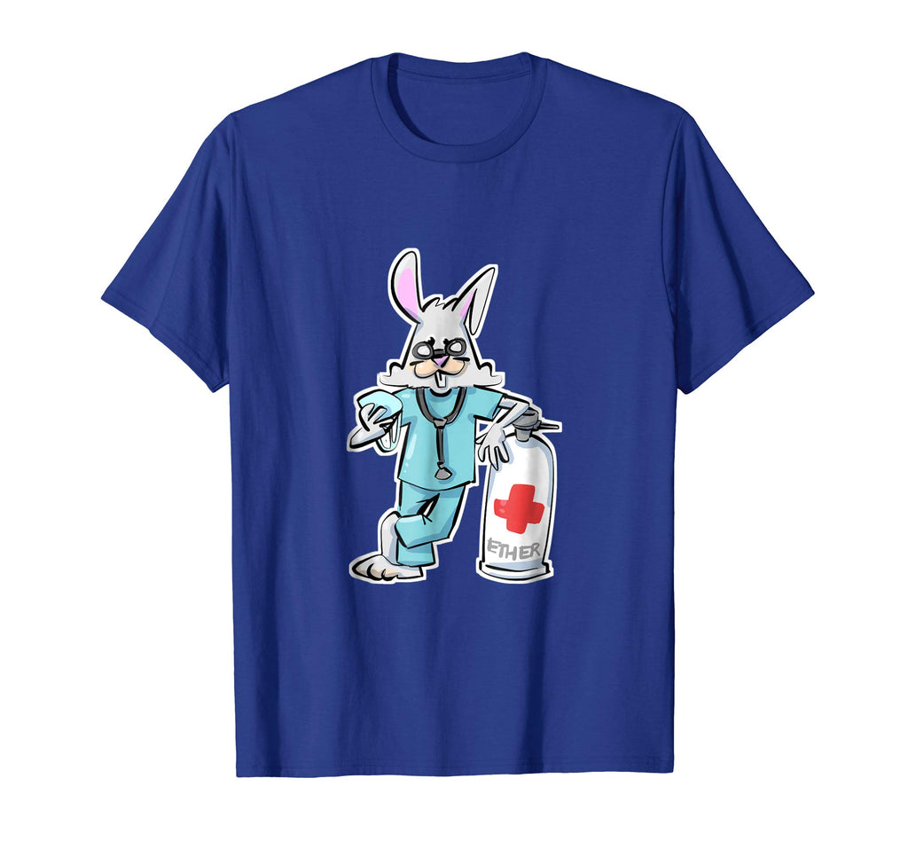Anesthesia Ether Bunny Funny Easter Medical T-shirt