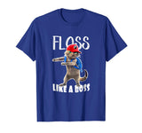 Funny Graphic T Shirt Flossing School Cat Floss like a Boss