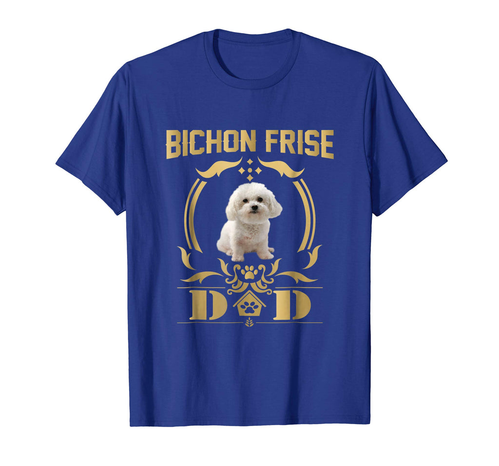 Bichon Frise Dad Funny Shirt - Father's Day Gift Tee