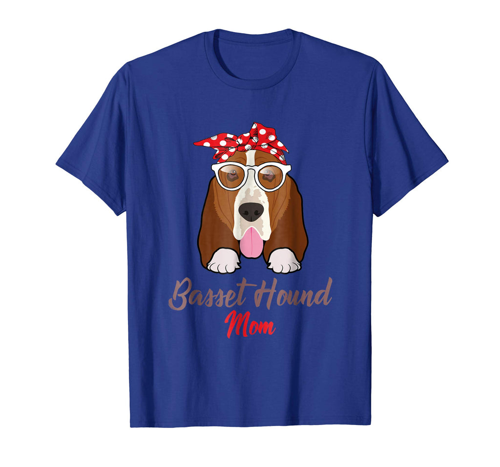 Basset Hound Mom Funny T-Shirt Mother's Day Gift