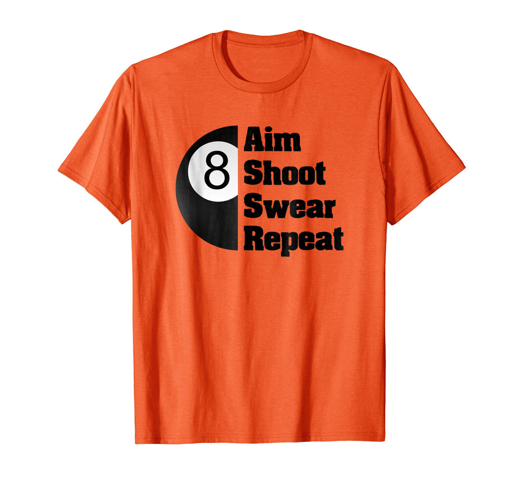 Funny Billiards T-Shirt Gift for 8-Ball Pool Player