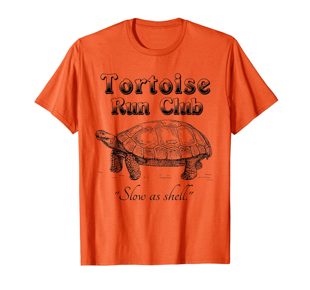 Marathon Running Funny T Shirt Tortoise Run Club