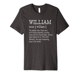 Adult Definition - First Name William Men T-Shirt Funny