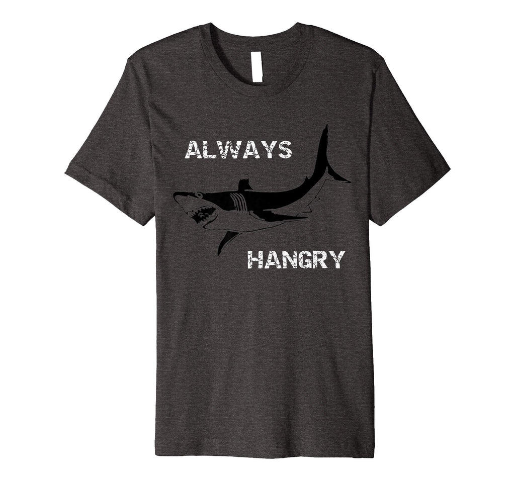 Always Hangry Funny Hungry Shark T-Shirt