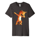Dabbing Giraffe T shirt Giraffes Funny Dab Dance Tees Gifts