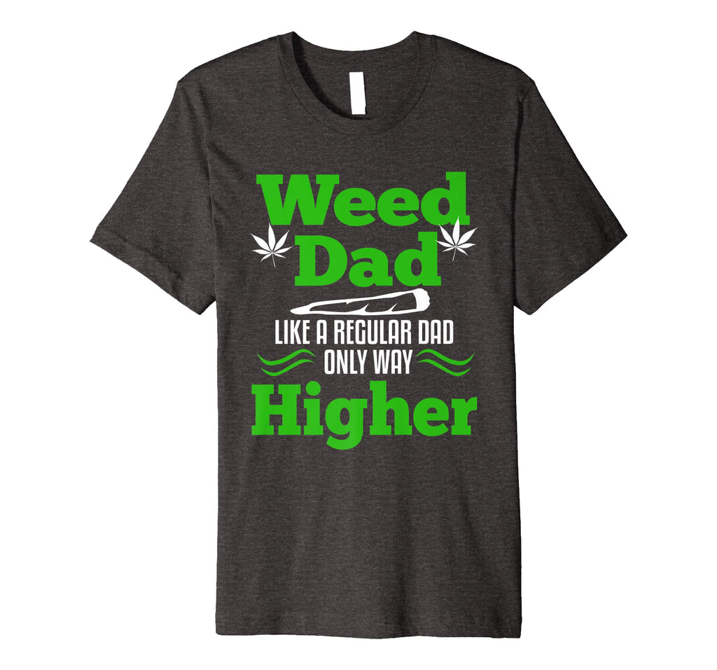 Dad Weed Marijuana T-shirt Funny 420 Cannabis Gifts Men THC