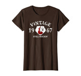 Best Vintage 1967 52nd Birthday Gift T-shirt Funny Emoji Tee
