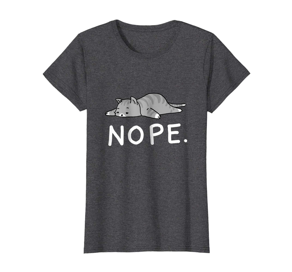 Lazy Day Procrastinate Grumpy Tired Cute Funny Cat Shirt